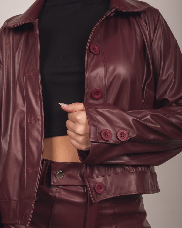 Alternative view of CHAQUETA BABY ECOCUERO