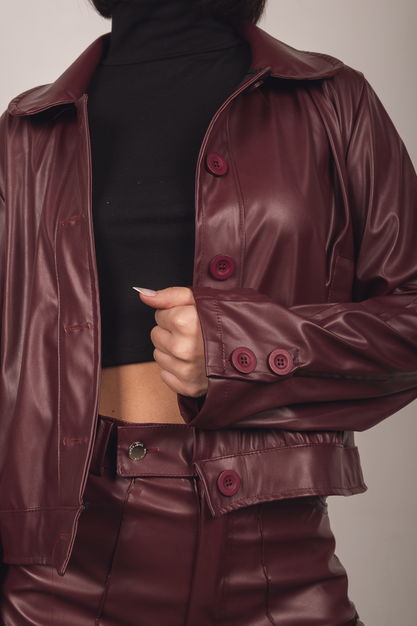 CHAQUETA BABY ECOCUERO - Imagen 2