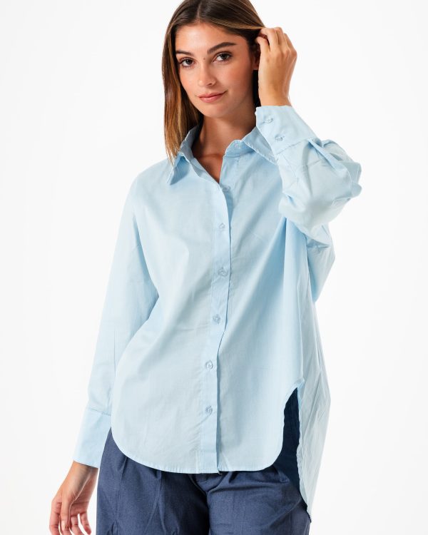 CAMISA OVER ERIKA POPLIN