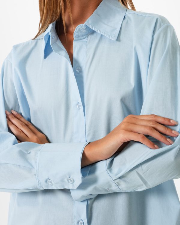 Alternative view of CAMISA OVER ERIKA POPLIN