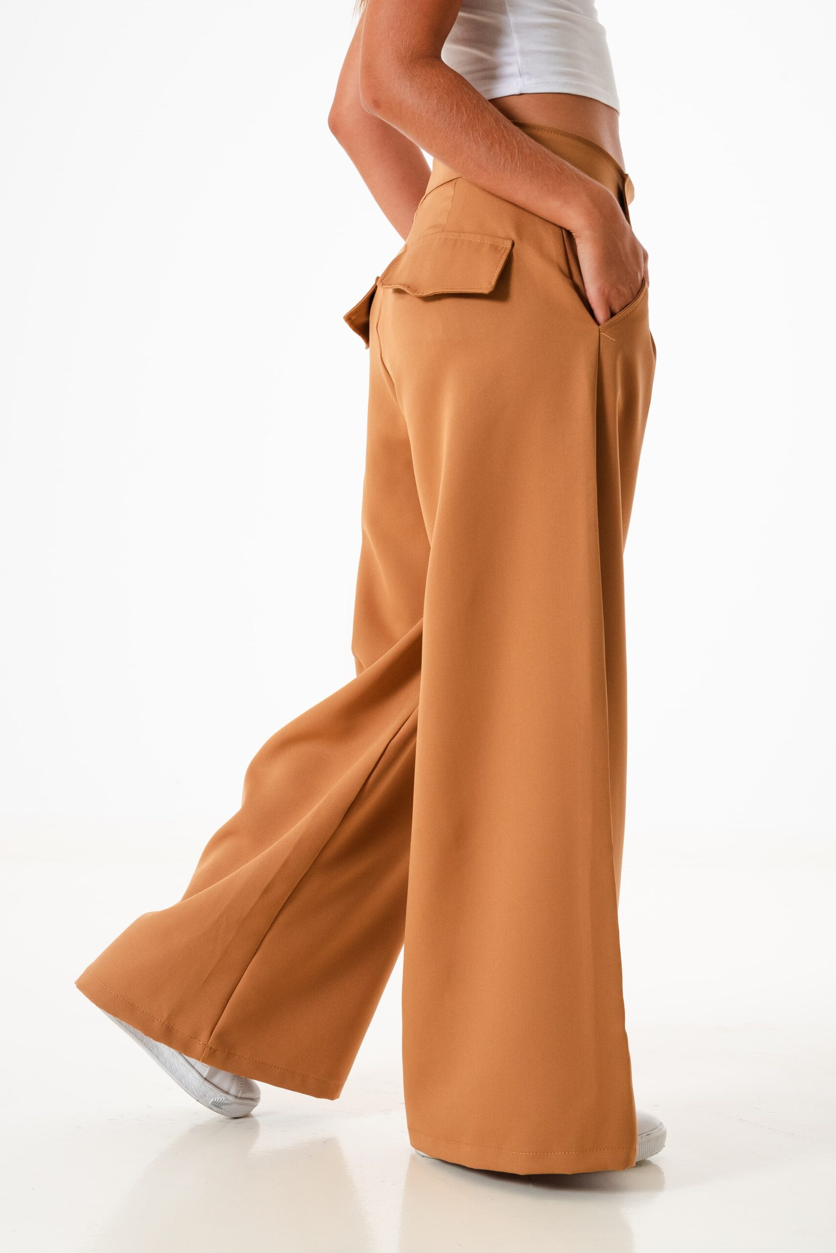 MAXI PALAZO CRUZADO SASTRERO - Imagen 5