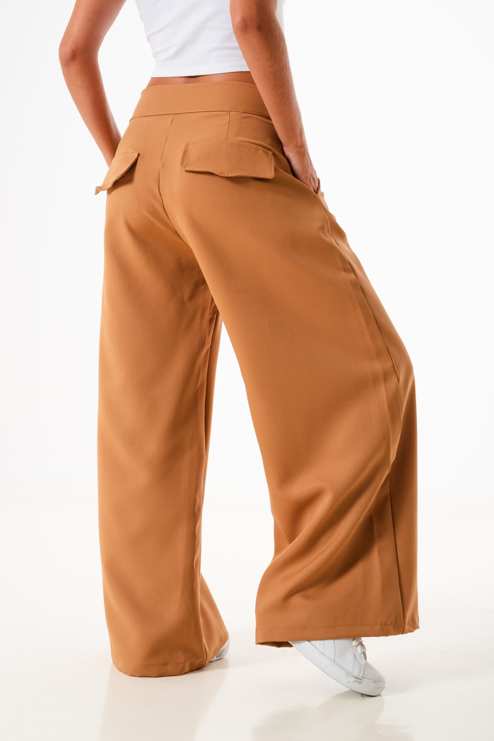 MAXI PALAZO CRUZADO SASTRERO - Imagen 4