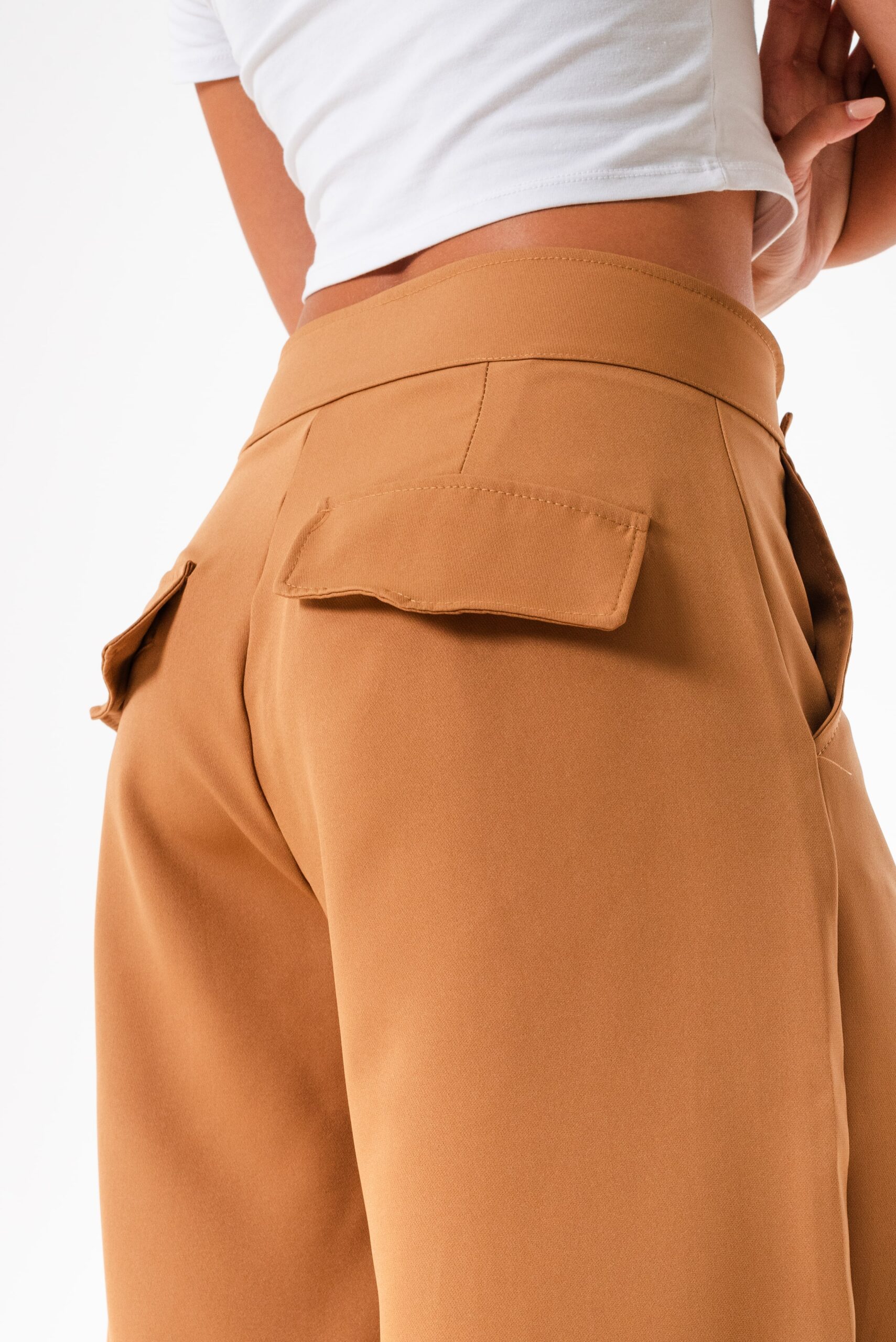 MAXI PALAZO CRUZADO SASTRERO - Imagen 3