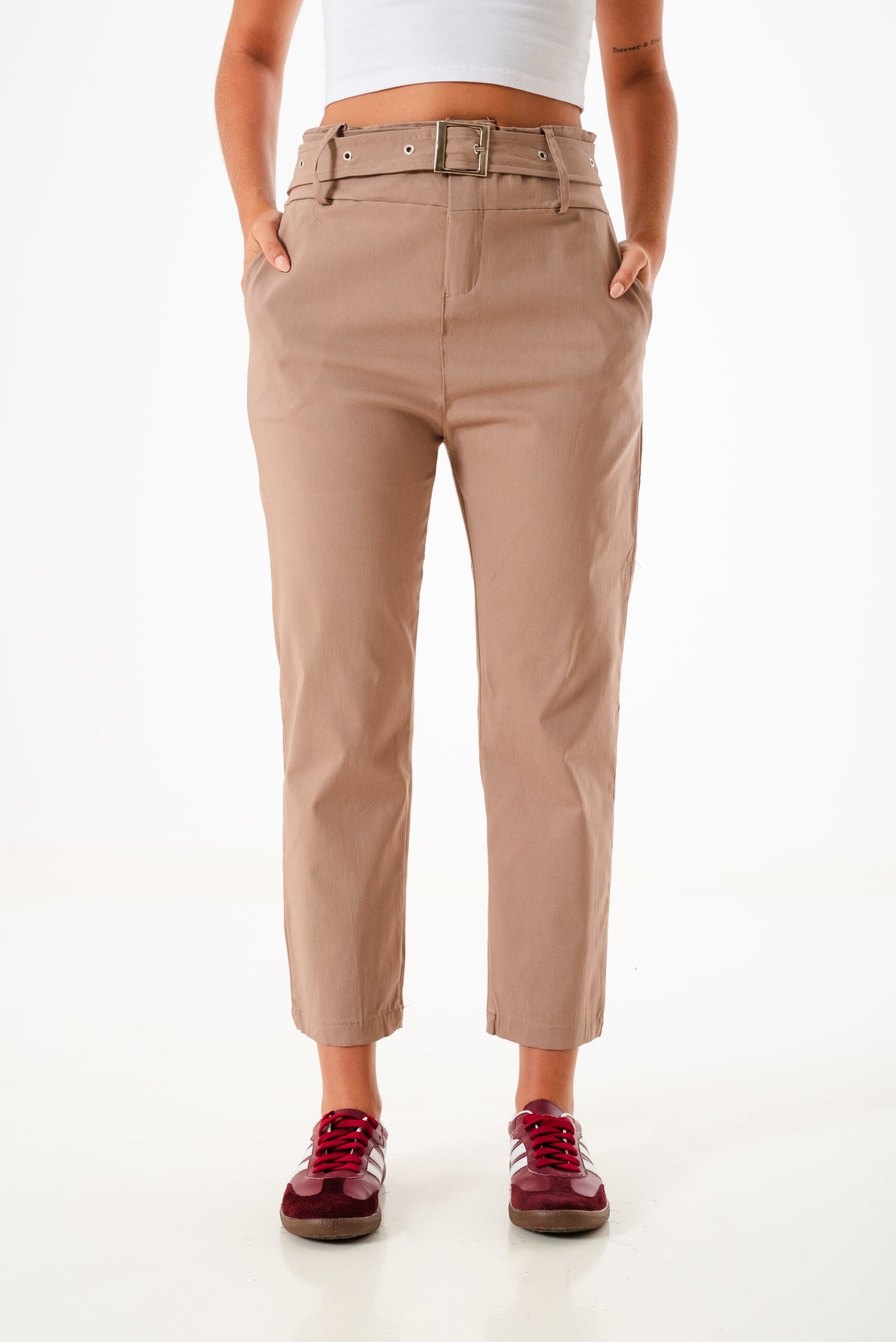 PANTALON CON CINTO BENGALINA