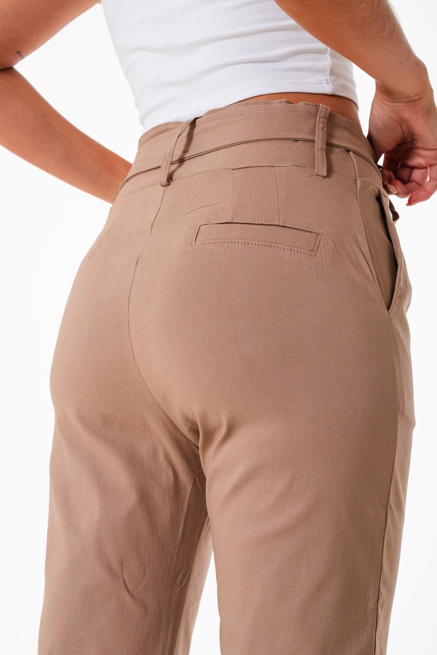 PANTALON CON CINTO BENGALINA - Imagen 3