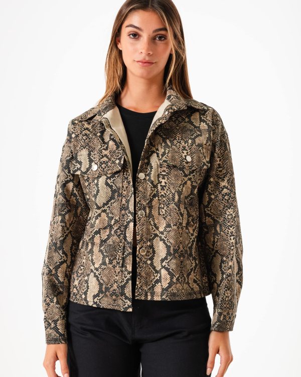 CASACA PRINT GABARDINA