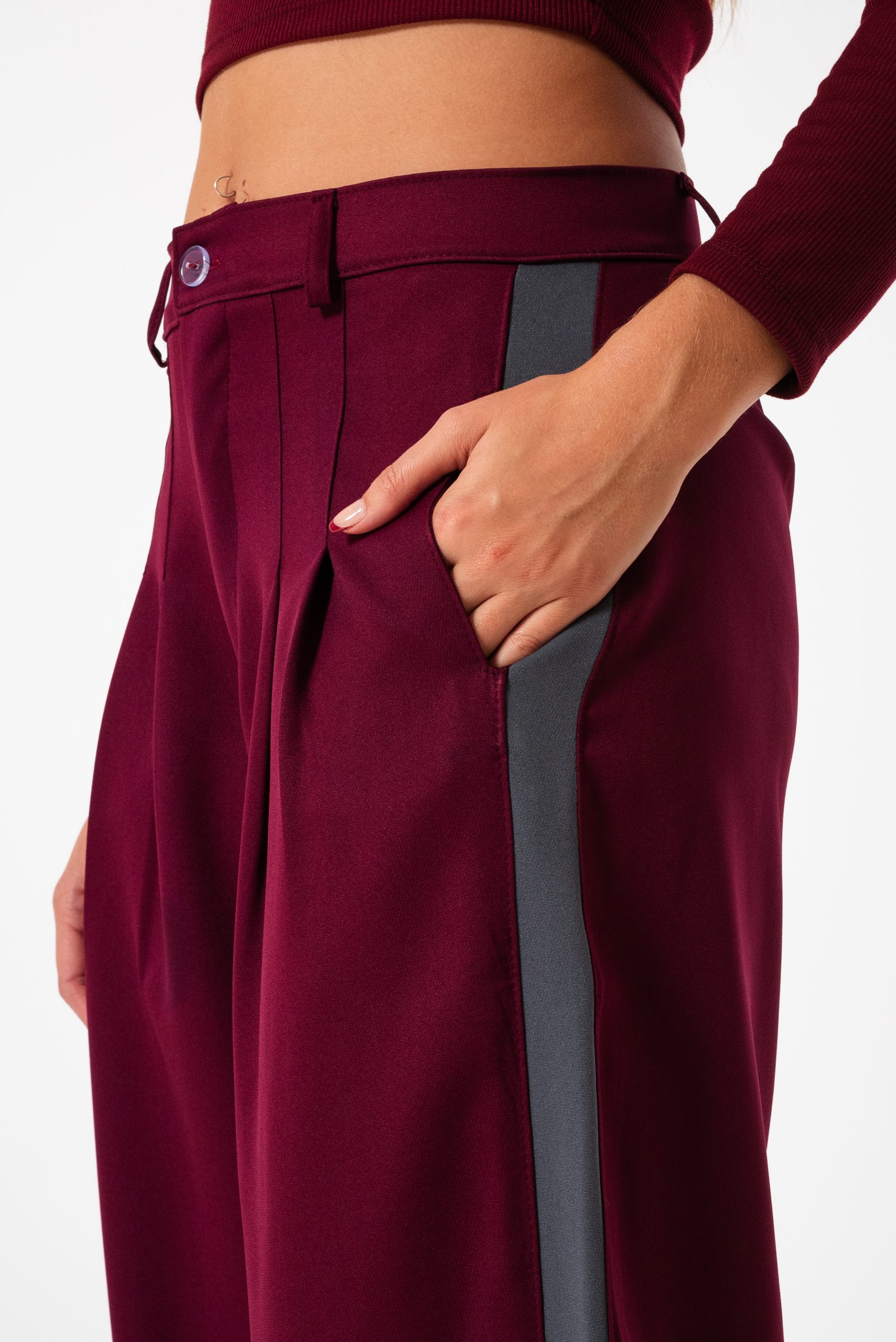 MAXI PALAZO COMBINACION SASTRERO - Imagen 3