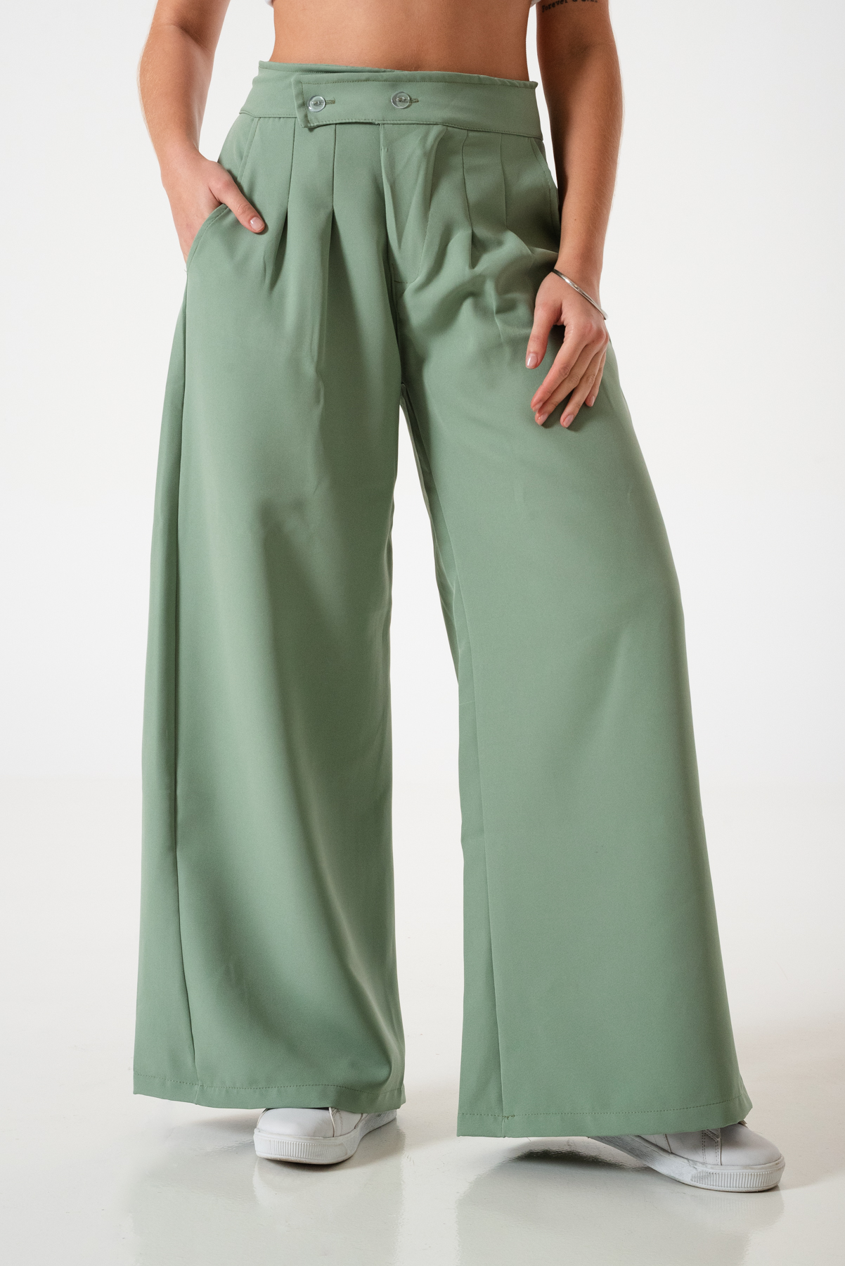 MAXI PALAZO CRUZADO SASTRERO