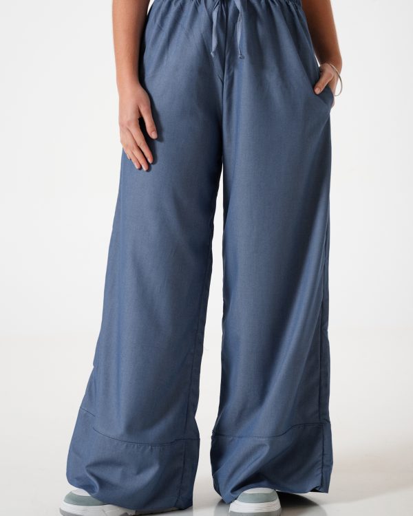 MAXI PALAZO SIMIL JEAN