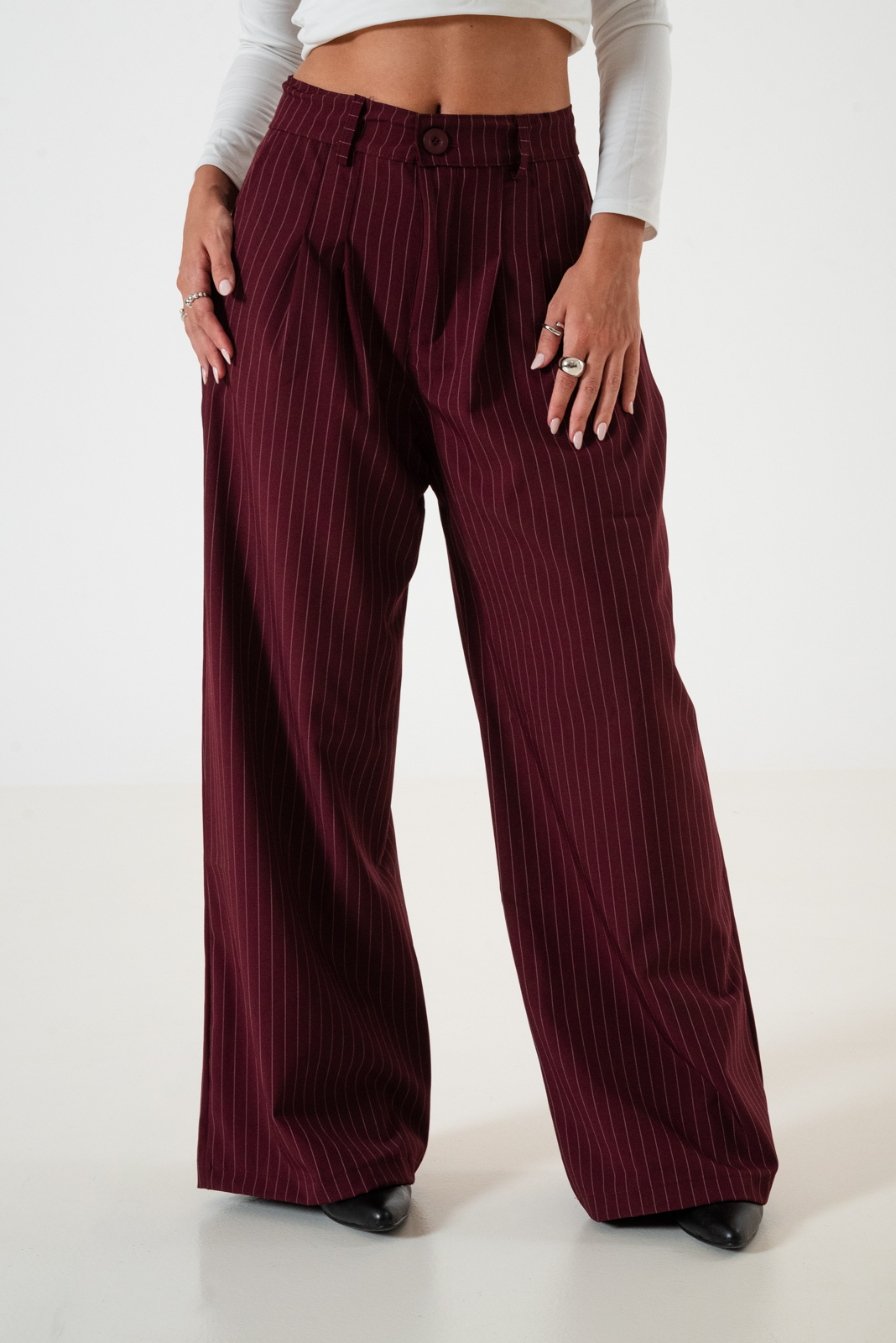 MAXI PALAZO 40 RAYADO SASTRERO