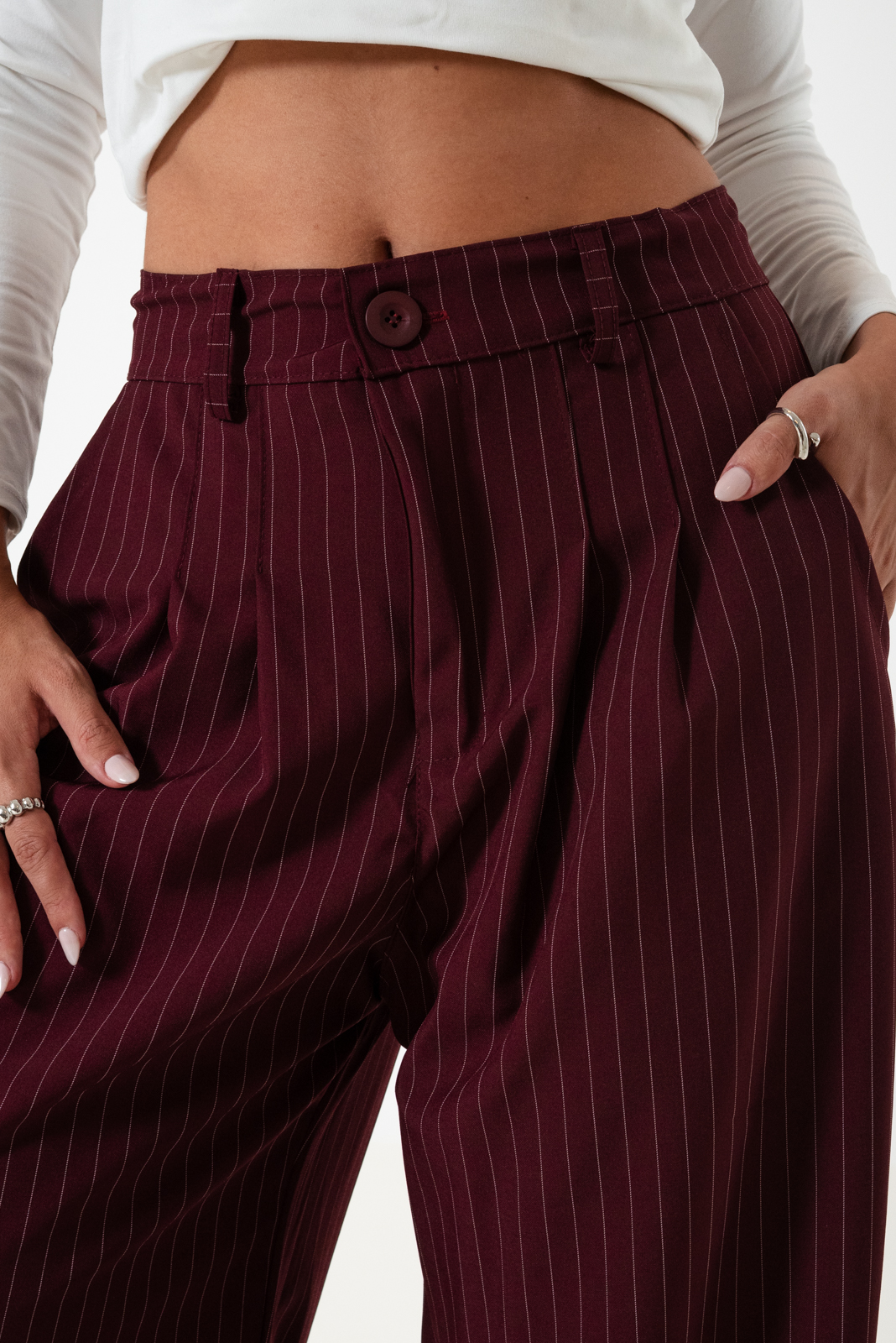 MAXI PALAZO 40 RAYADO SASTRERO - Imagen 2