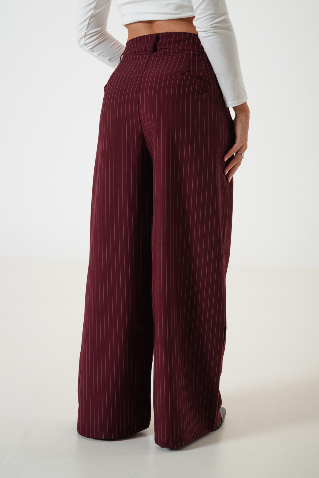 MAXI PALAZO 40 RAYADO SASTRERO - Imagen 4