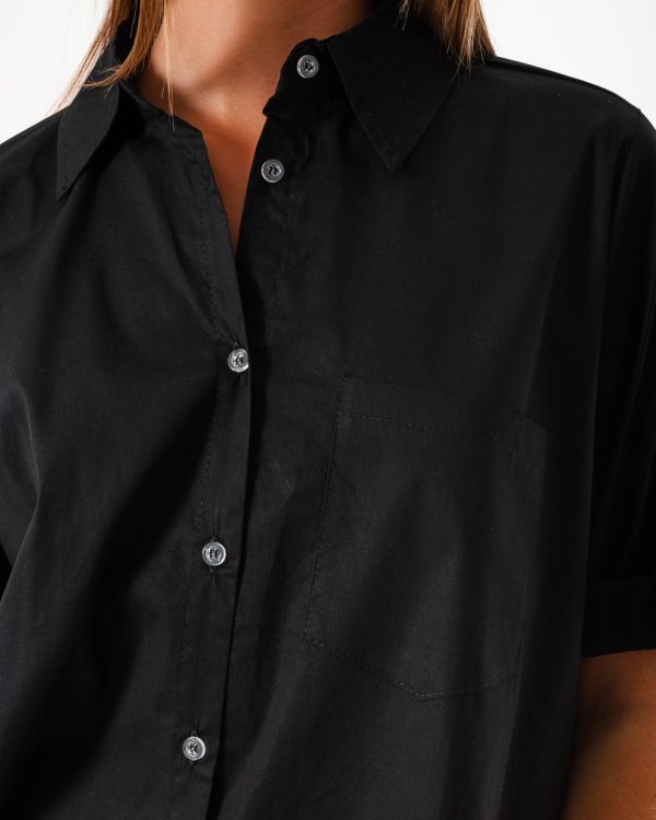 Alternative view of CAMISA OVER 3/4 POPLIN