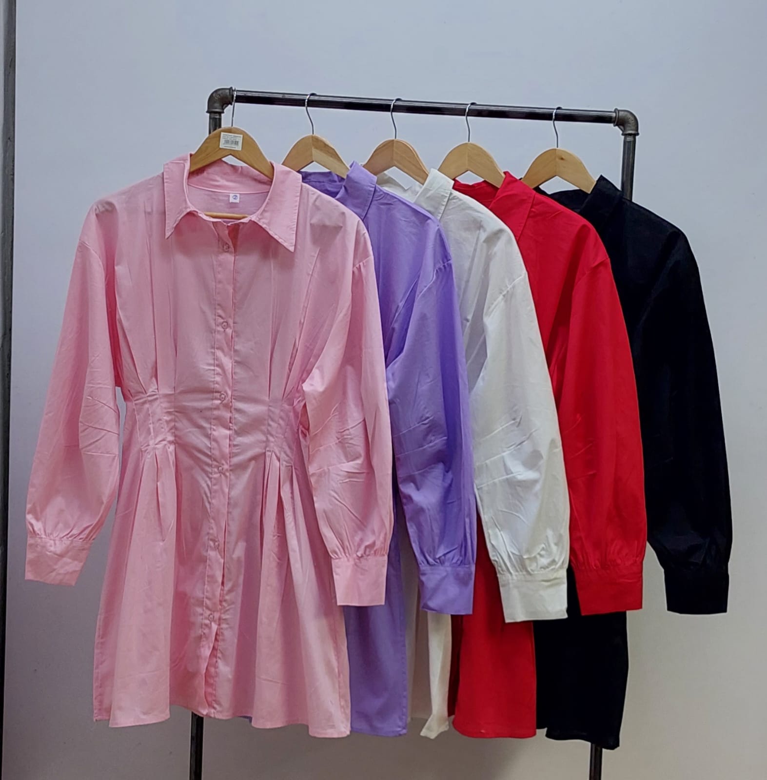 VESTIDO PINZADO POPLIN - Imagen 9