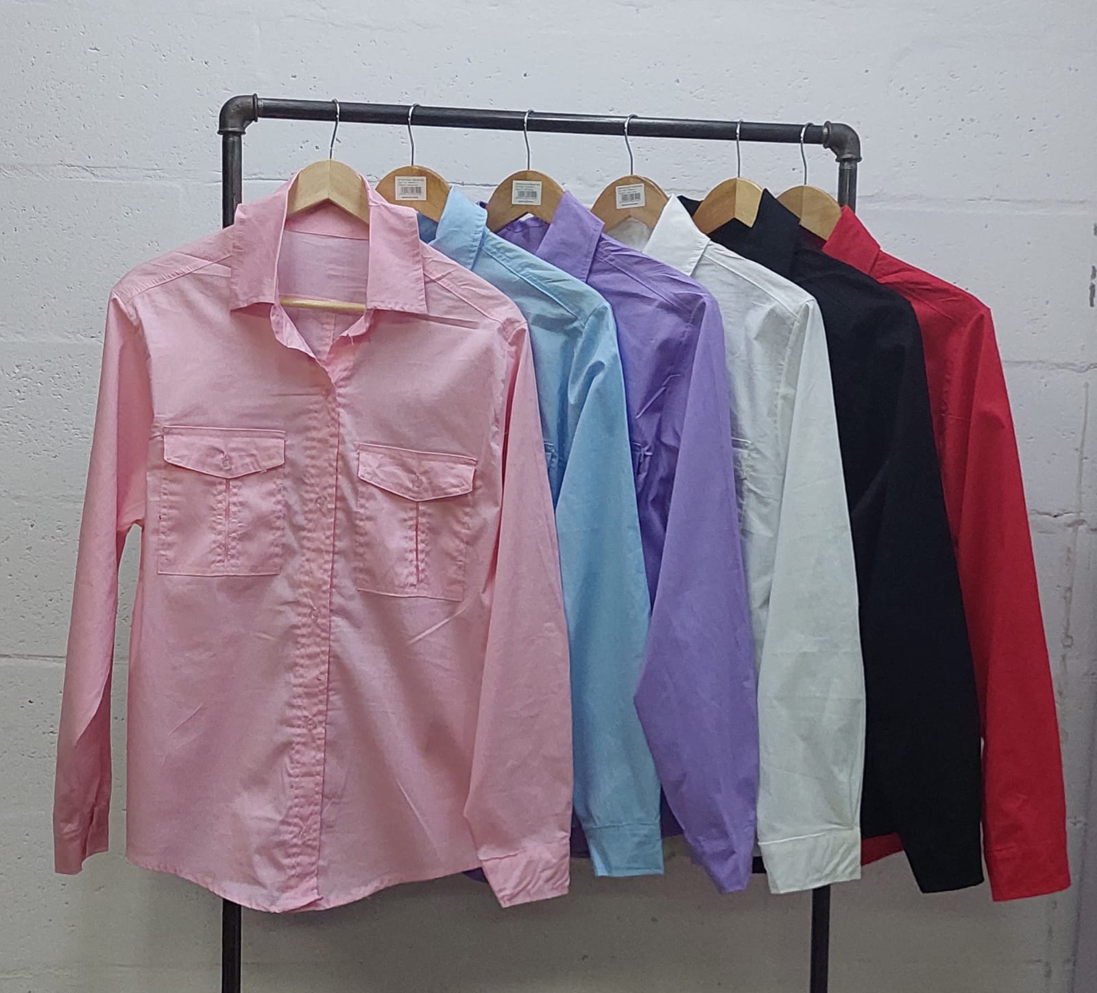 CAMISA BOLSILLO PINZADO POPLIN - Imagen 8