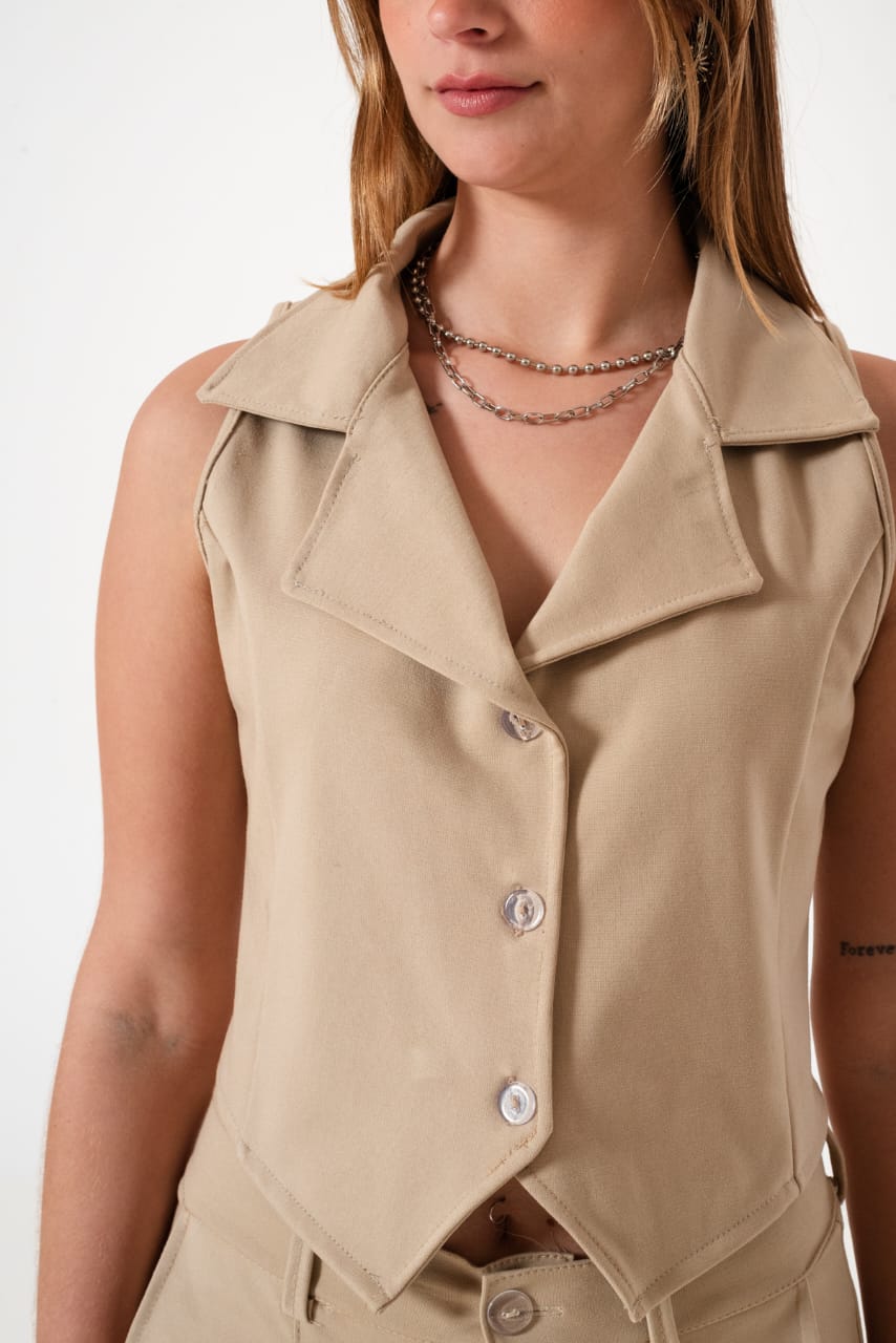 CHALECO PUNTO ROMA - Imagen 2