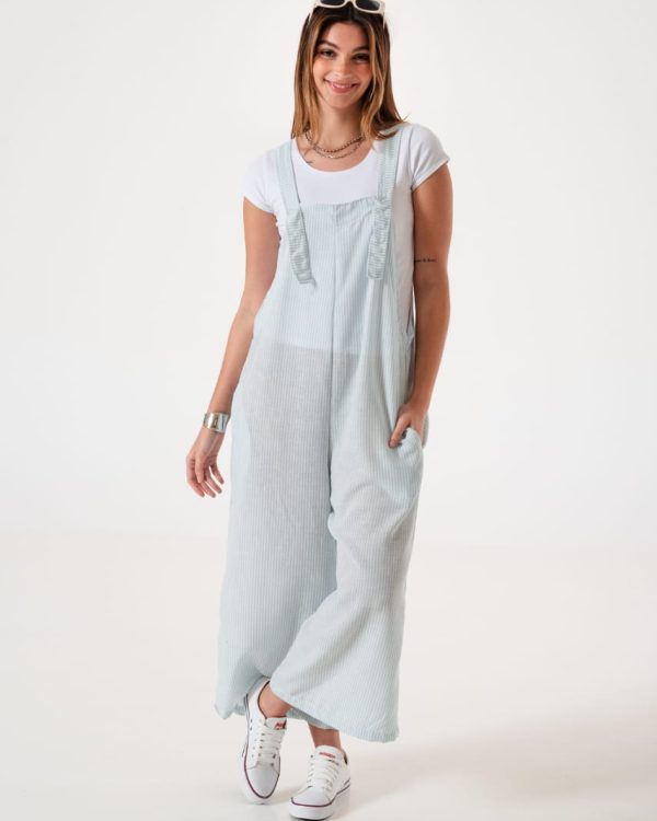 VESTIDO CAPRI LINO RAYADO