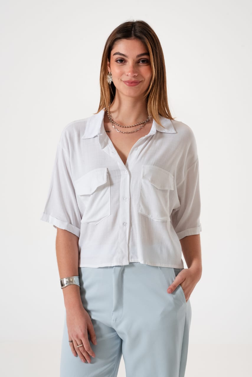 CAMISA MANGA CORTA LINO