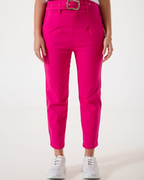 PANTALON CON CINTO BENGALINA