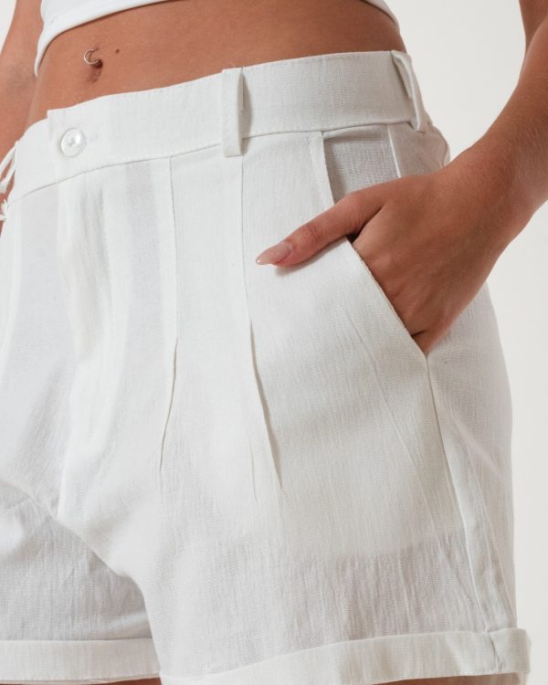 Alternative view of SHORT DOBLE PINZA LINO