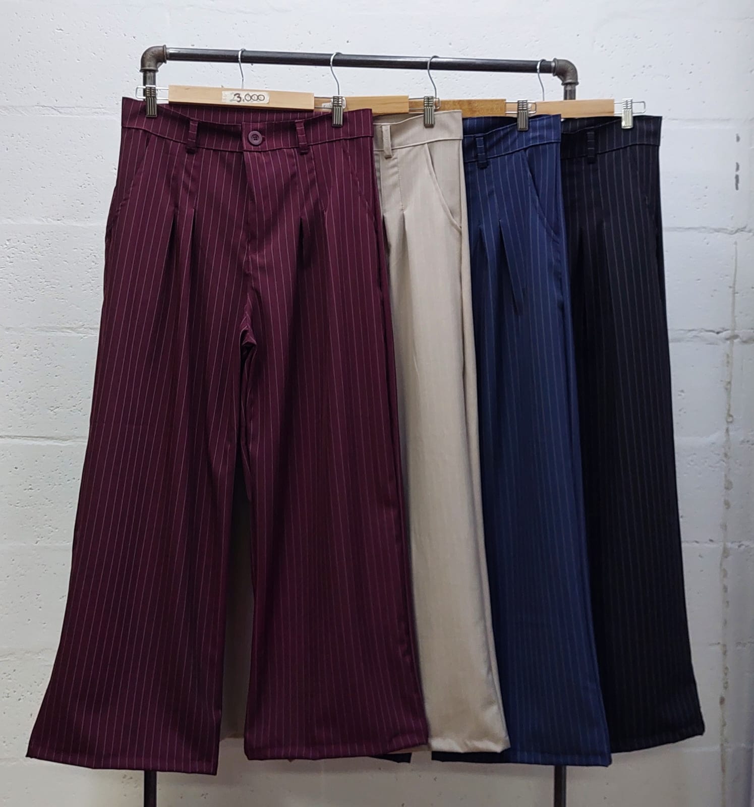 MAXI PALAZO 40 RAYADO SASTRERO - Imagen 8