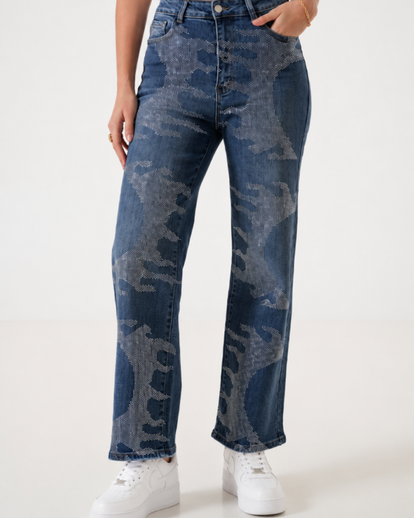 JEAN WID LEG STRASS - A25R04