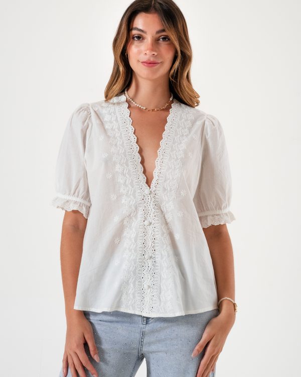 CAMISA BORDADA - Q020