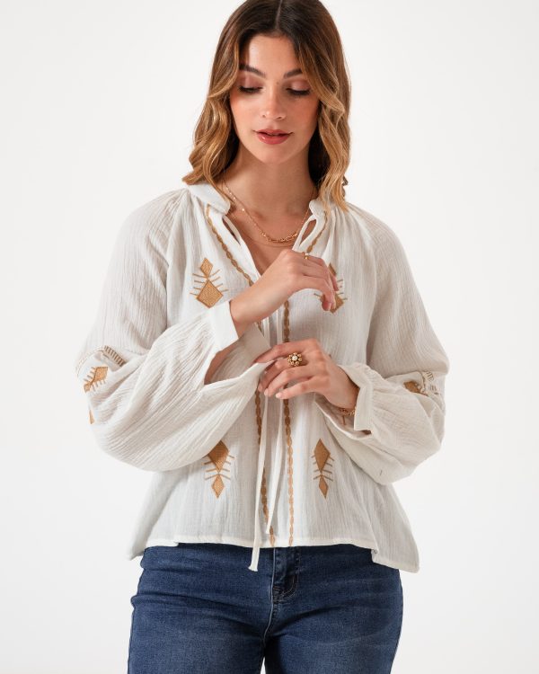 BLUSA BORDADA - Q007