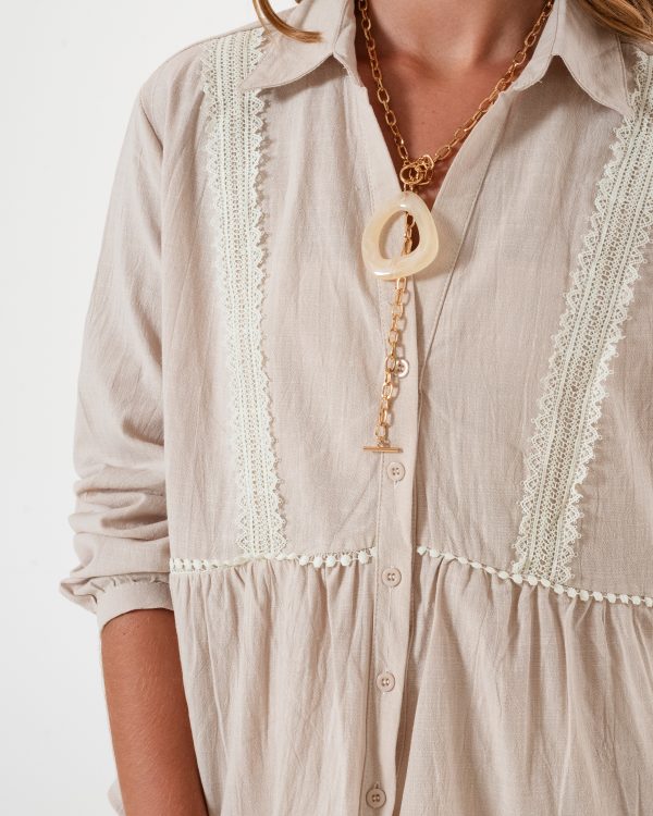 Alternative view of CAMISA BORDADA - Q010