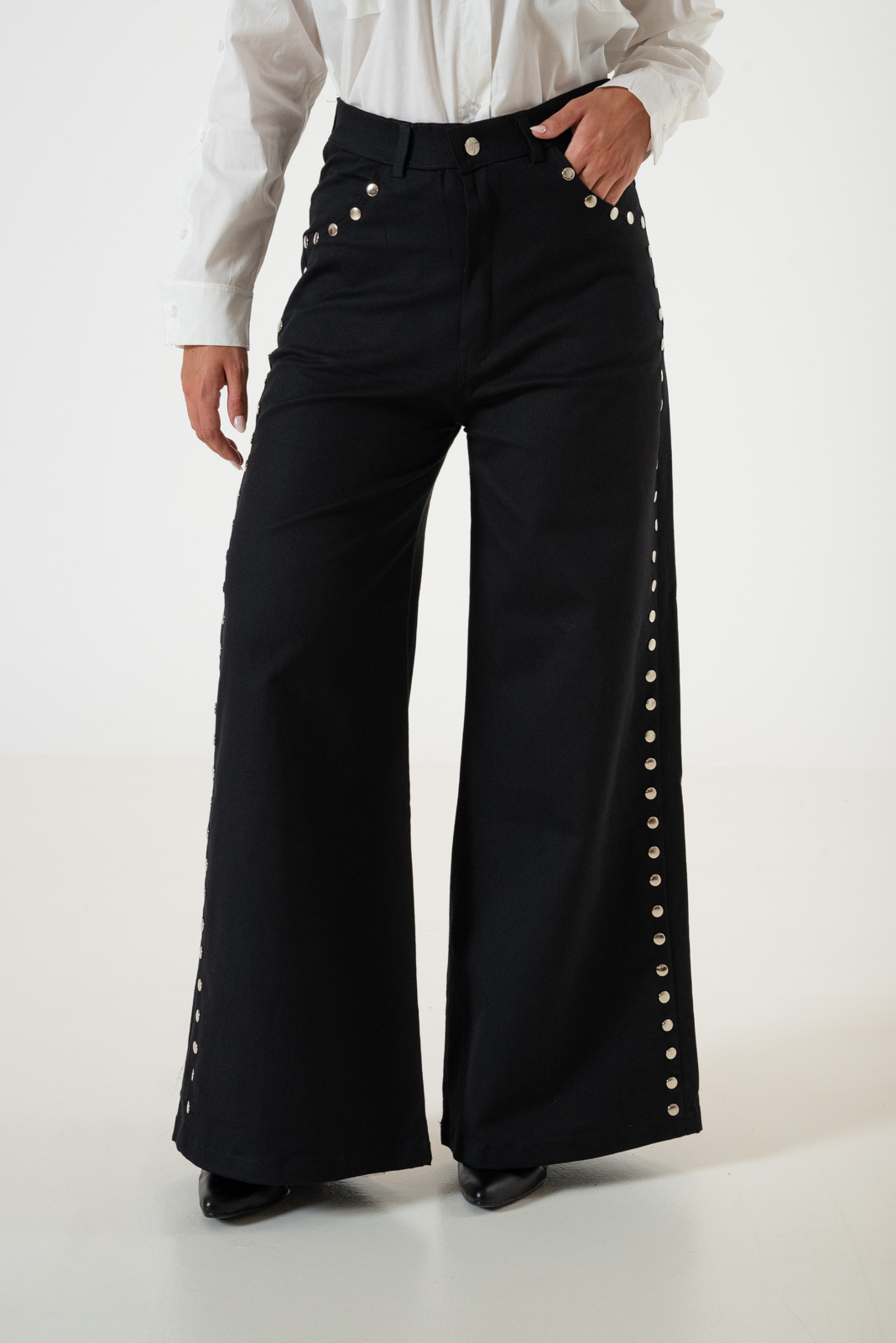 WID LEG TACHAS GABARDINA