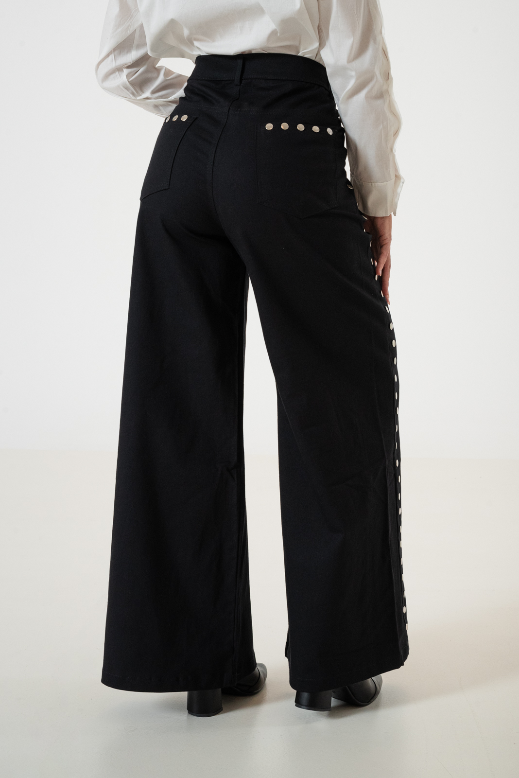 WID LEG TACHAS GABARDINA - Imagen 4