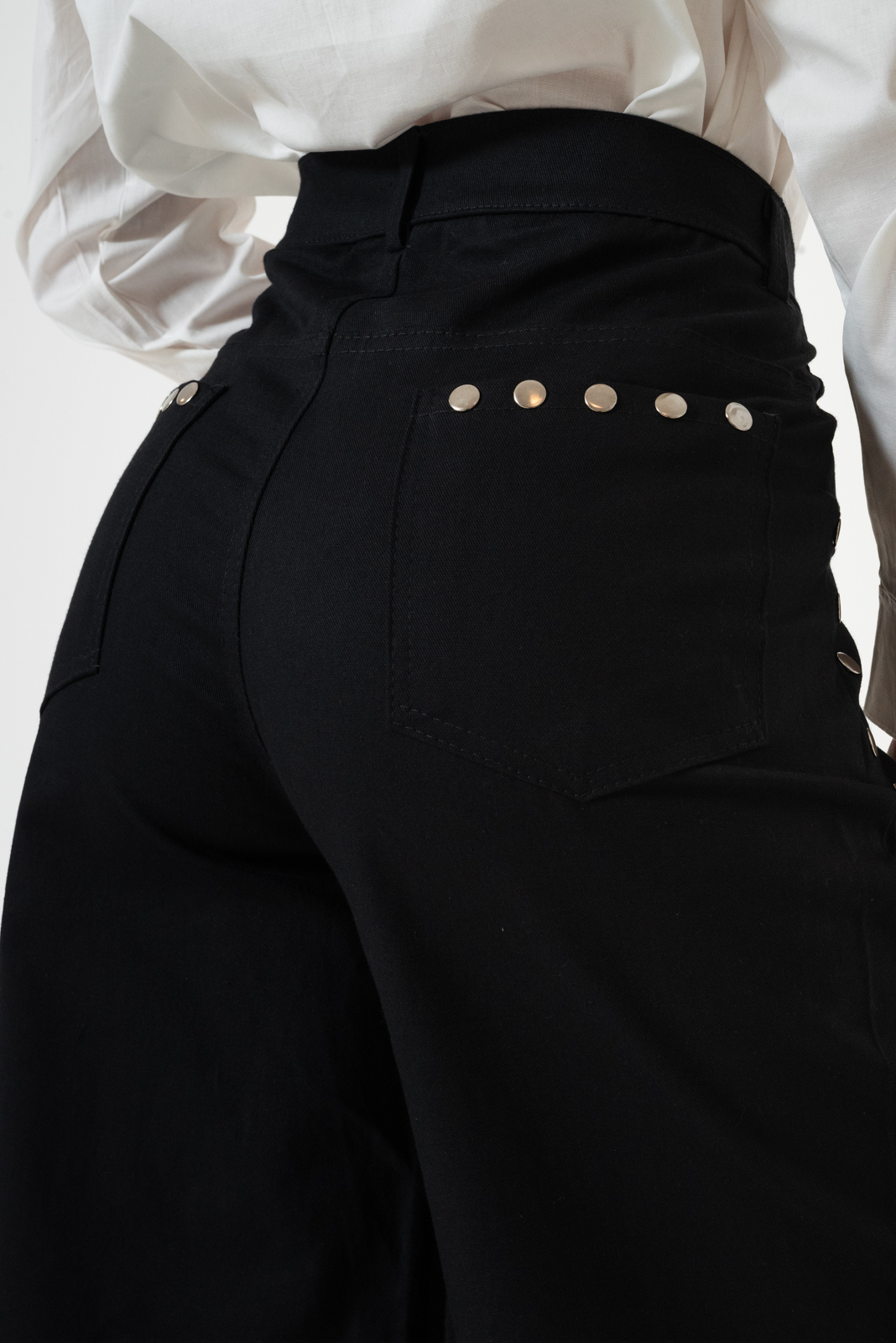 WID LEG TACHAS GABARDINA - Imagen 3