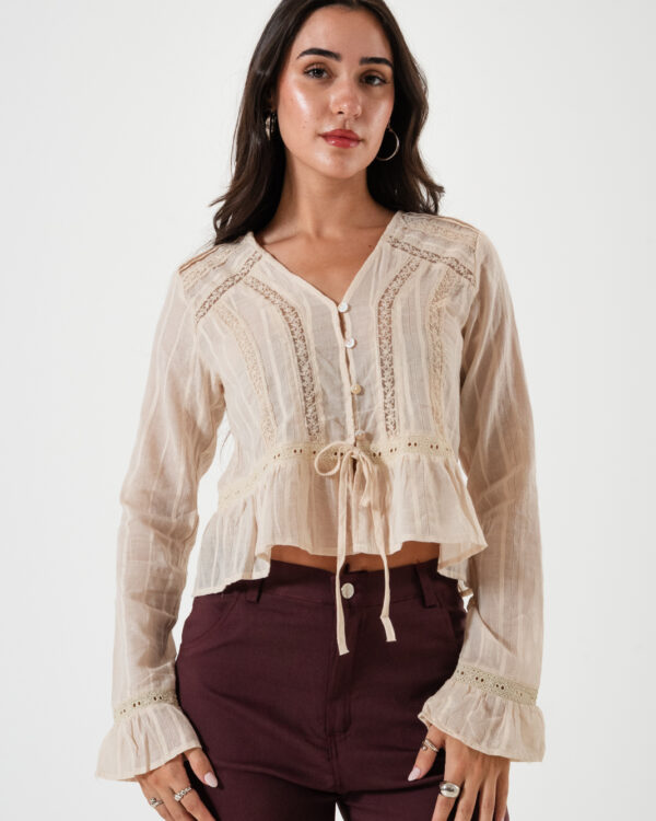 CAMISA BORDADA - Q014