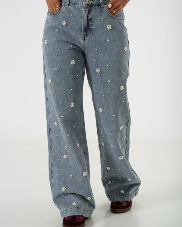 JEAN WID LEG PERLAS - LYFJ938