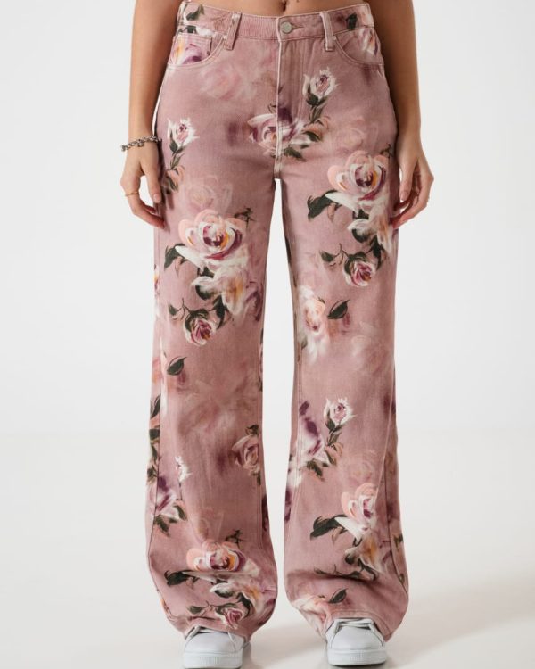 JEAN WID LEG ESTAMPADO - LY-093