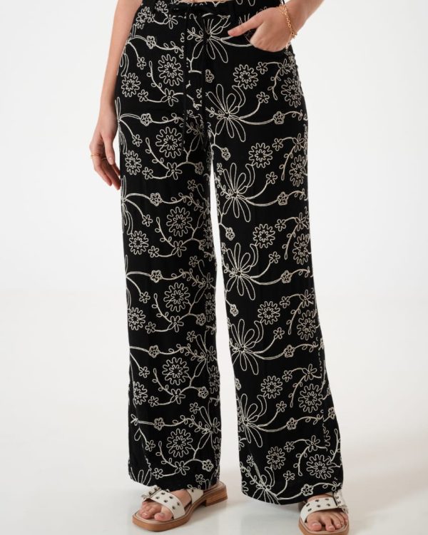 PALAZO LINO BORDADO - 1593-6