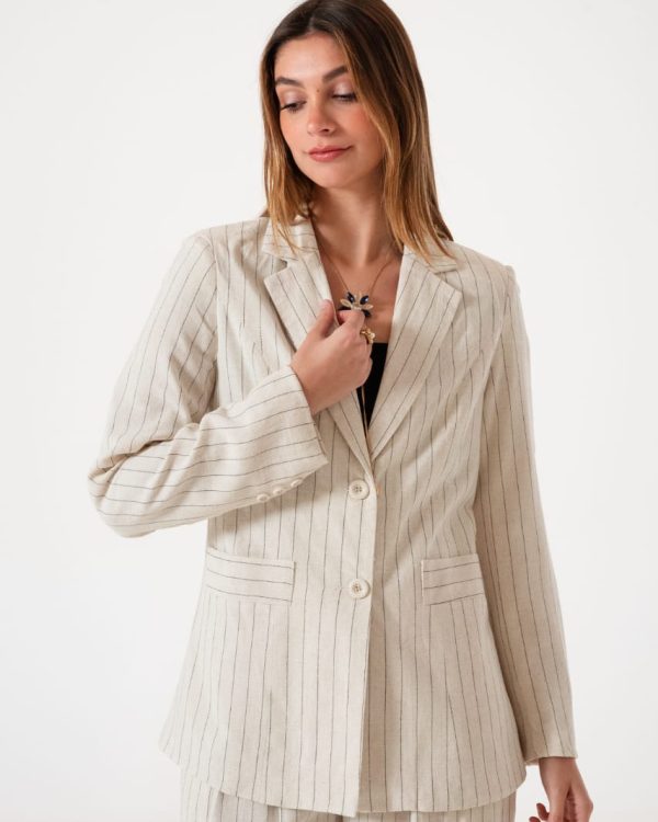 Alternative view of CONJUNTO LINO RAYADO - 90351-KS242