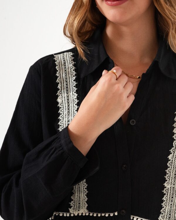 Alternative view of CAMISA BORDADA - Q010