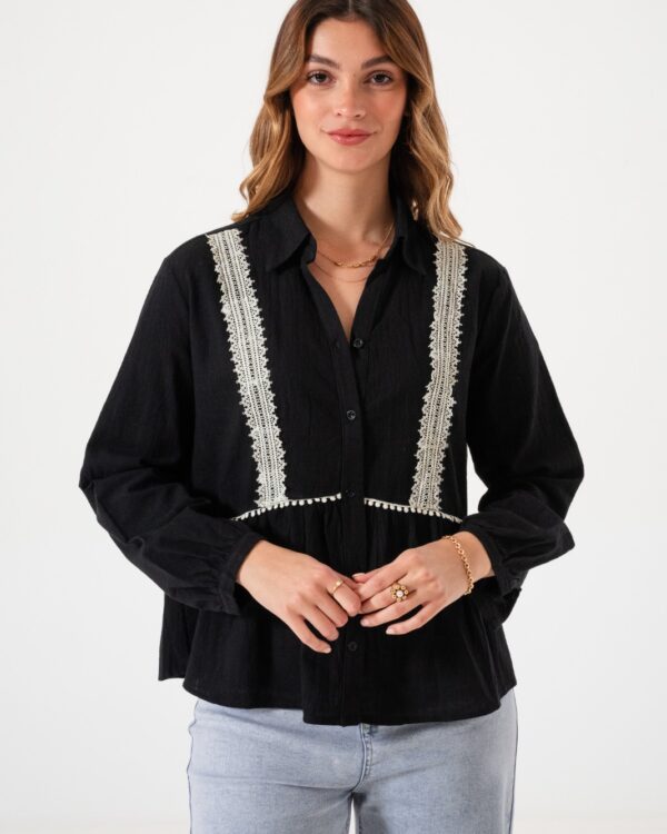 CAMISA BORDADA - Q010