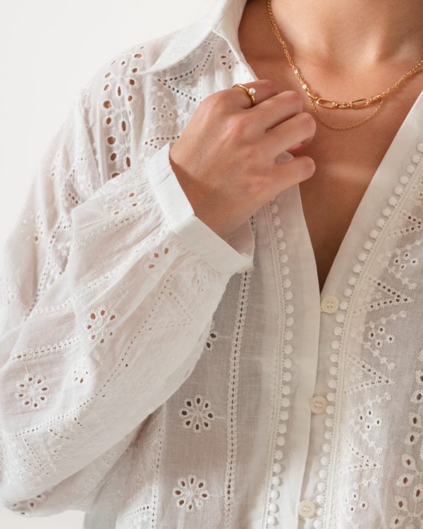 Alternative view of CAMISA BRODERIE - Q013