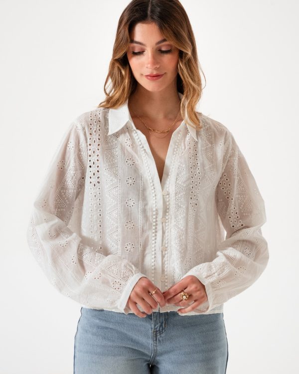 CAMISA BRODERIE - Q013