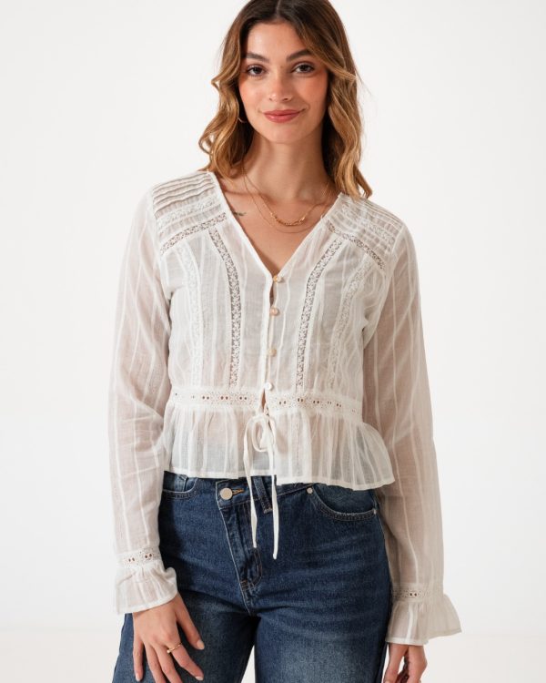 CAMISA BORDADA - Q014