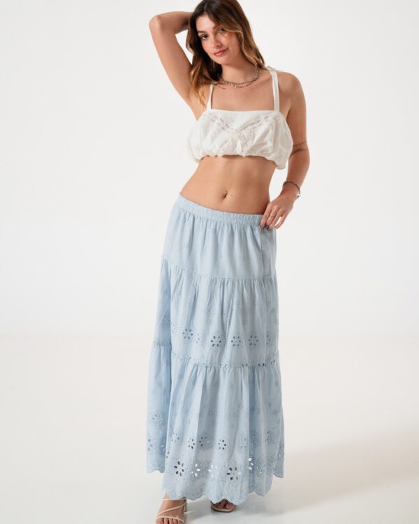 Alternative view of POLLERA BRODERIE - 8221