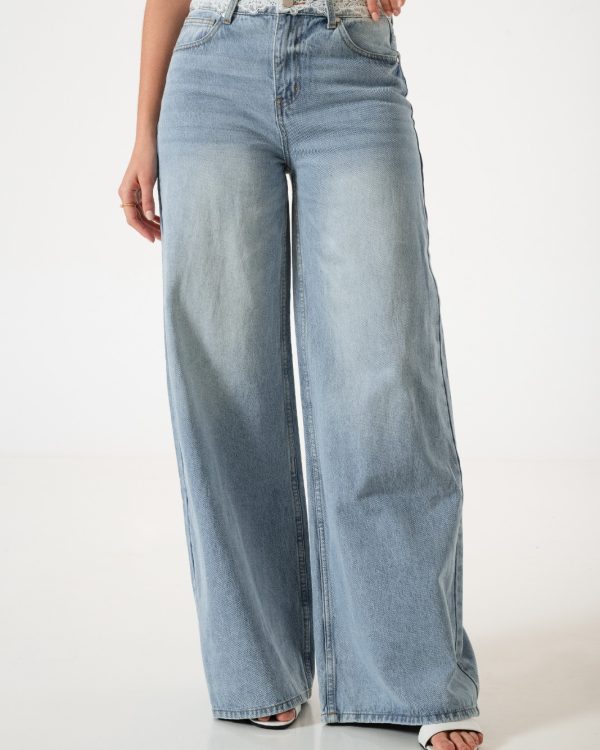 JEAN ENCAJE WID LEG - LY-072