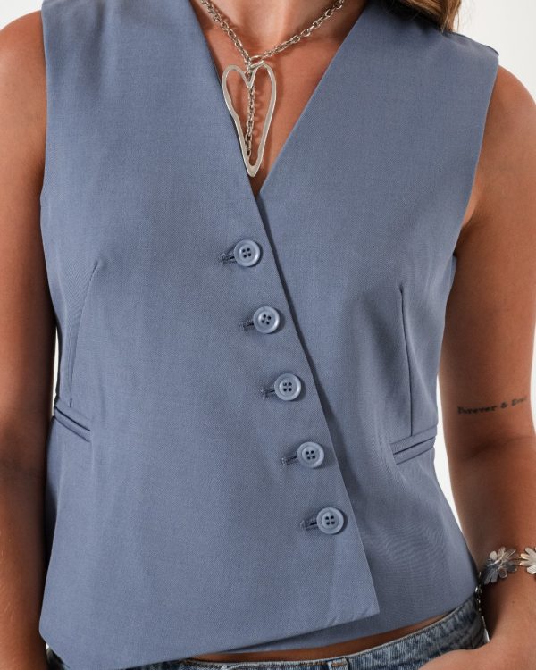 Alternative view of CHALECO CRUZADO SASTRERO - S50430