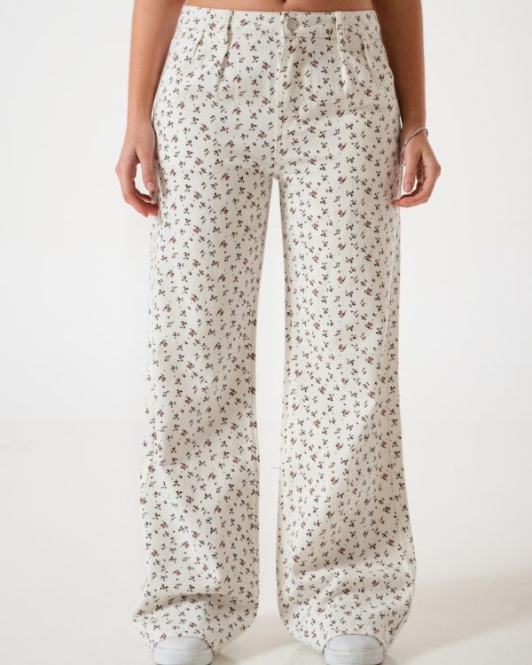 JEAN WID LEG ESTAMPADO - LY-077