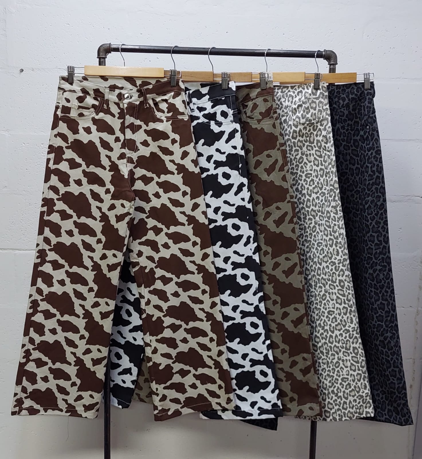 WID LEG PRINT GABARDINA - Imagen 7