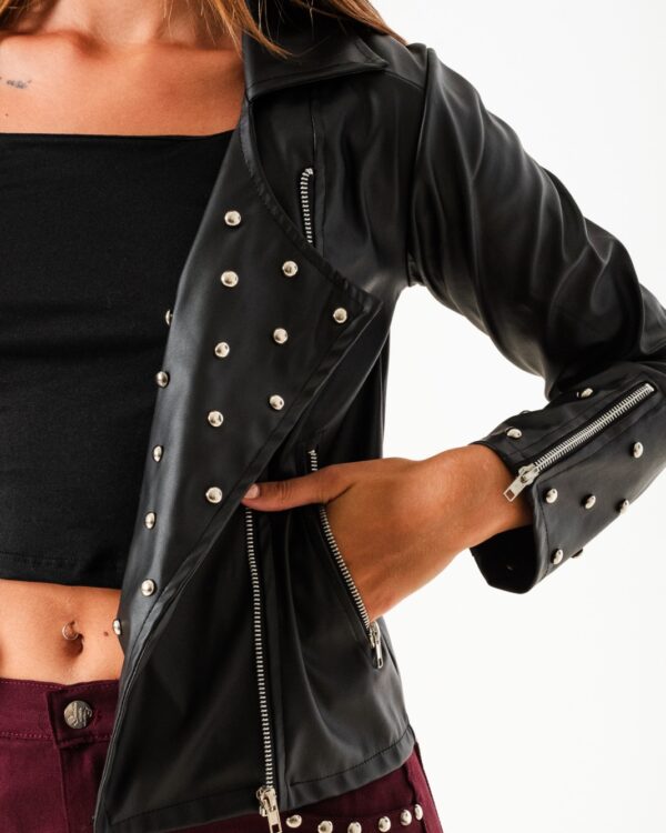 Alternative view of CAMPERA ROCKSTAR ECOCUERO