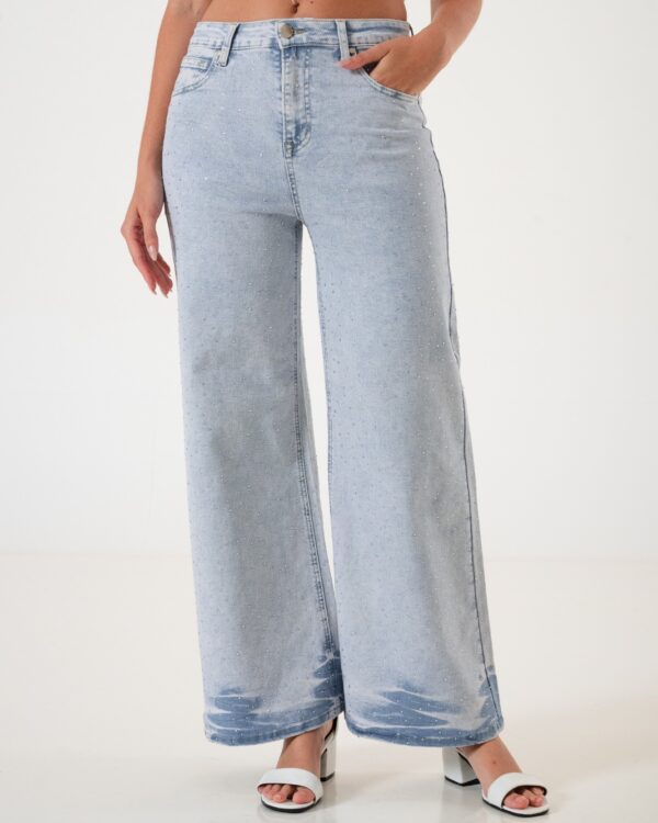 JEAN WID LEG STRASS - LYFJ681