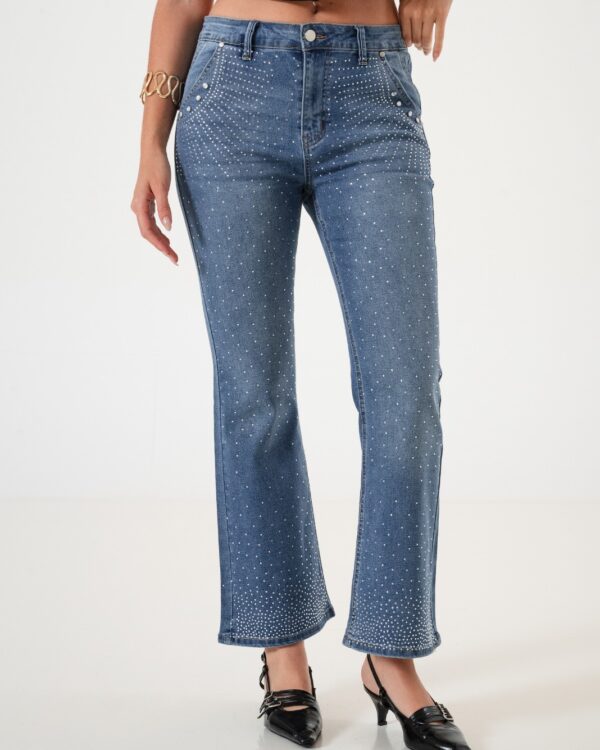 JEAN WID LEG STRASS - LYFJ676